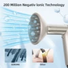 Hair Dryer with Diffuser Ionic Blow Dryer High-Speed Brushless Hairdryer Low Noise Air Blower 5 In 1 Hair Styler Curling Wand 4