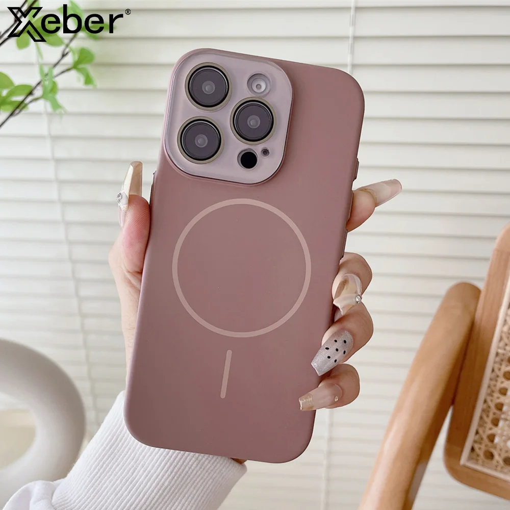 Premium Glass Lens Protector with Shock-Resistant Matte Finish for Wireless Charging Phone Case