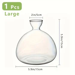Avocado Hydroponic Glass Vase for Indoor Gardening Enthusiasts (Large)