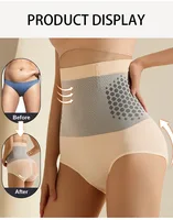 Culotte gainante taille haute sans couture pour femme, avec thérapie magnétique et chaleur utérine, pour le contrôle abdominal et le remodelage corporel 5