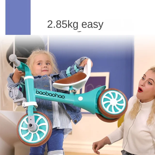 LazyChild New Children's Balance Bike Without Pedal 1-3 Years Old Sliding Bicycle Baby Lightly Carry Riding Yo-Yo DropShipping 2