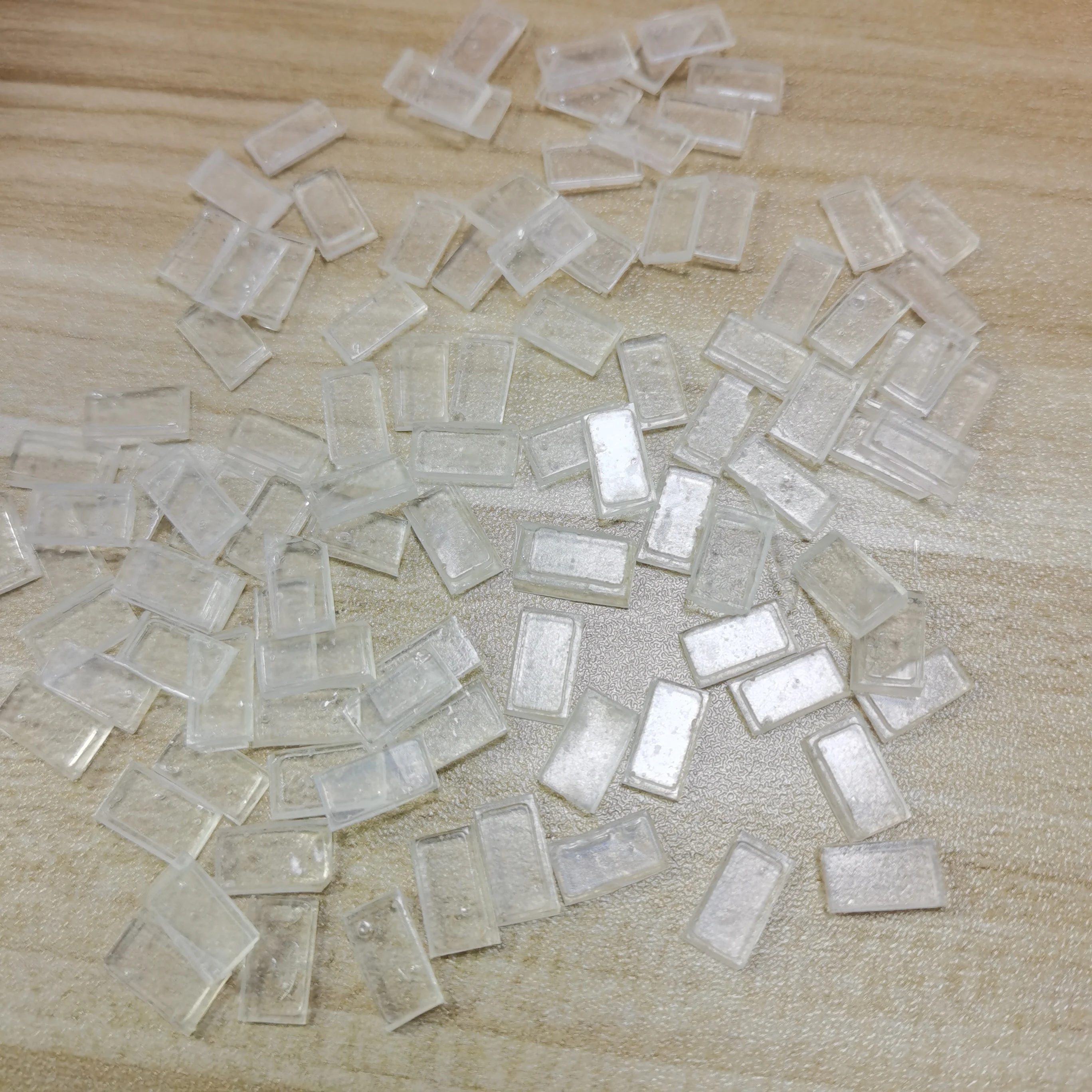 Flat Rebonded Keratin GLue100pcs Hair Extensions Keratin Bonding Glue Granule Fusion Nail Tip Rebonds Clear transparent Color