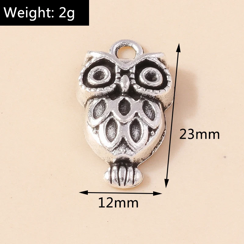 Leslie 10 Stück 32 x 18 mm große Hai-Anhänger aus Legierung für DIY-Schmuckherstellung, Zubehör, handgefertigte Armbänder, Halsketten, Anhänger – Detail 7