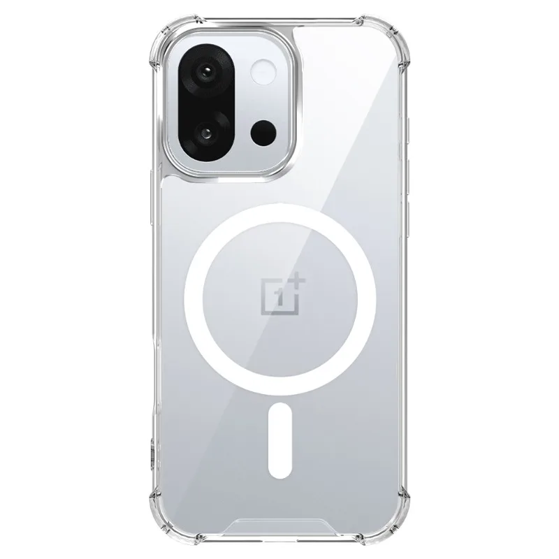 Magnetic Transparent Shockproof Acrylic Phone Case with Skin Feel