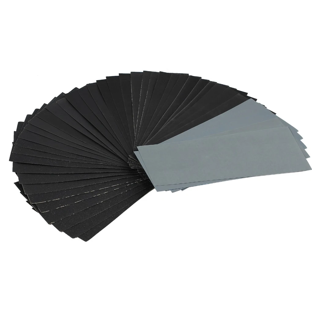 

Wet Dry Dual Use Sandpaper Metal Wood Sanding Paper Polishing Sheet Assorted Set Woodworking Tool 42 Pcs set