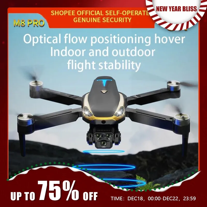 TESLA-Dron profesional M8 8K de alta definición, se puede utilizar para fotografía aérea de helicópteros, evasión de obstáculos, 5000