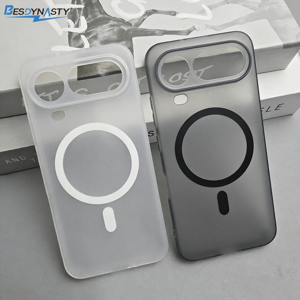Magsafe-Compatible Magnetic Wireless Charging Soft TPU Matte Camera Protection Case