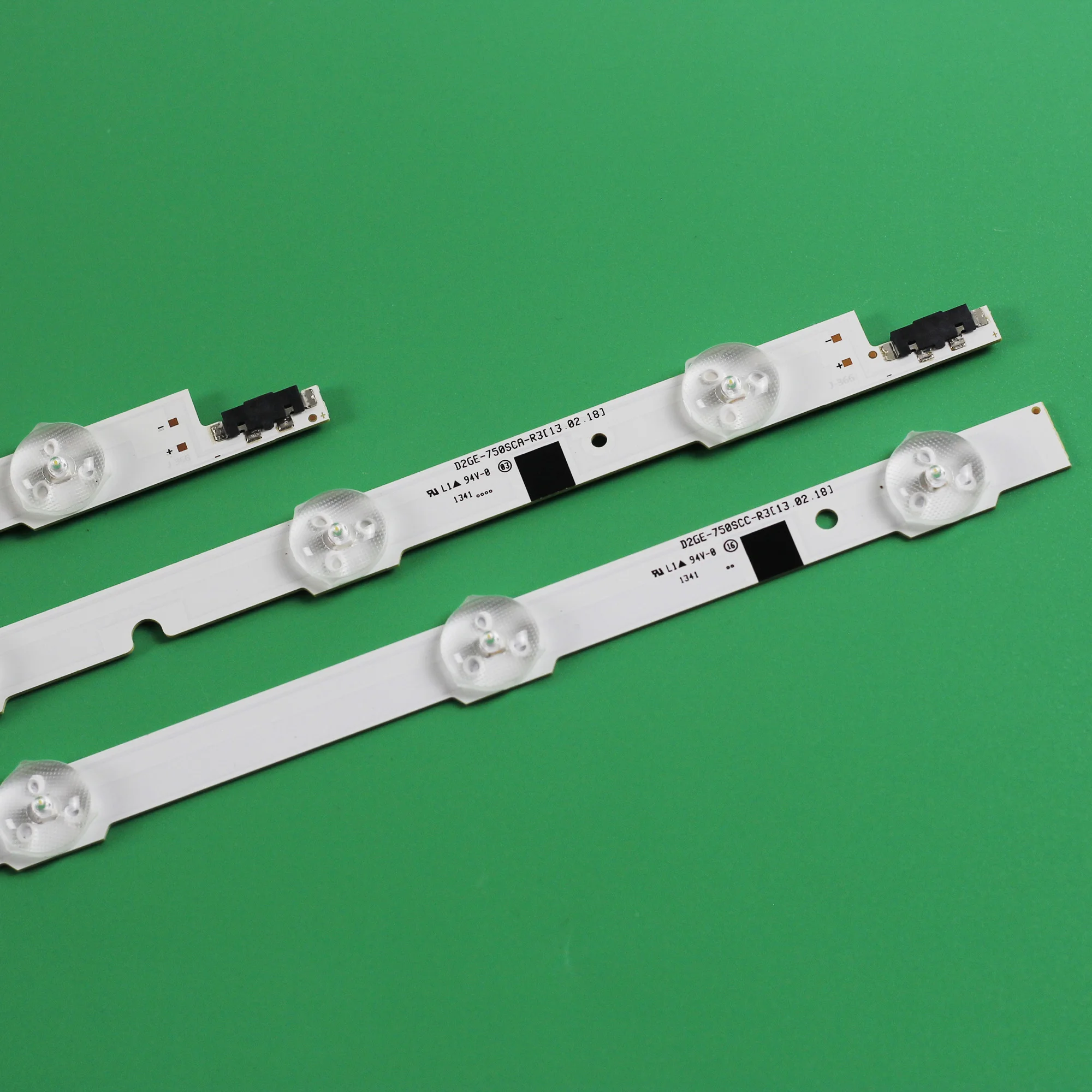 Tiras de Led para Samsung 75 tv Conjunto de 36 Peças Un75f6400 Un75f7100 Un75f6300 Ue75f6400 Ue75f6470 Ue75f6475 Ue75f6375 Ue75f6300 Novo - Imagem 3