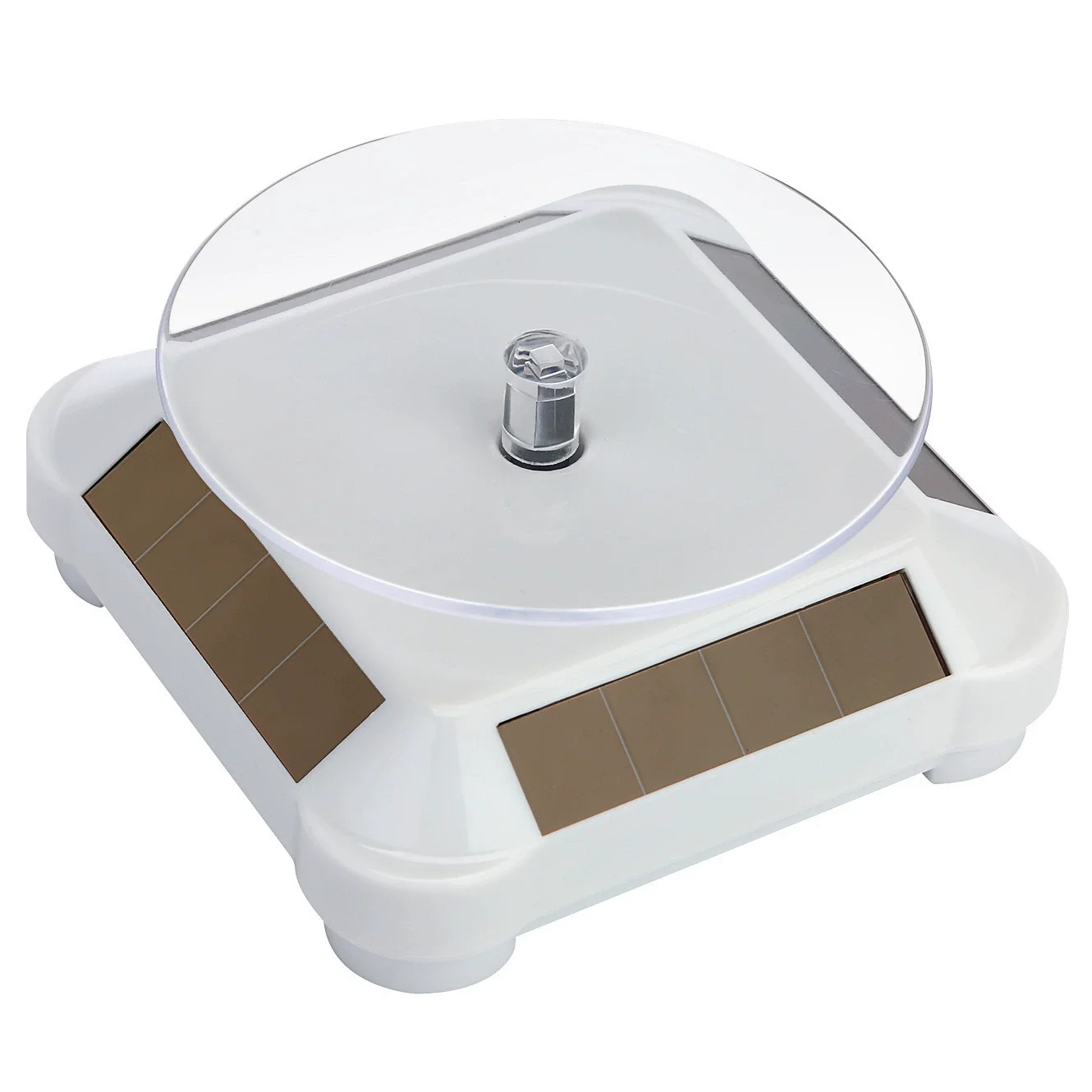 Rotating Mini Solar Display Stand for Jewelry and Accessories