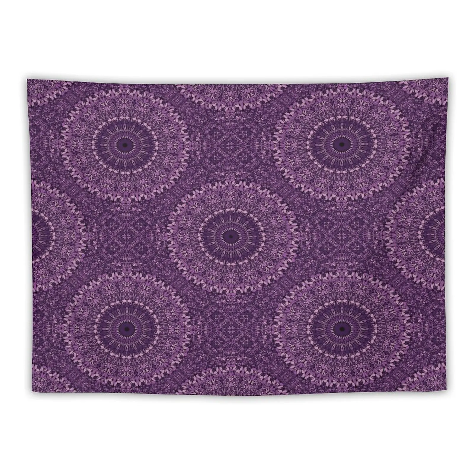 

Purple Flower Mandala Tapestry Custom Room Decoration Accessories Bedrooms Decorations Aesthetic Room Decoration Tapestry