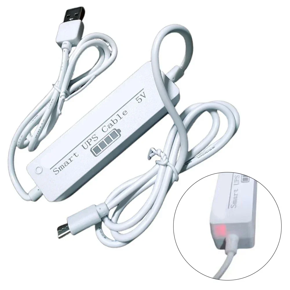 1pc UPS Backup Battery 5V Uninterruptible Power Supply For Camera Power Adapter Built-in UPS Battery Automatically Switches