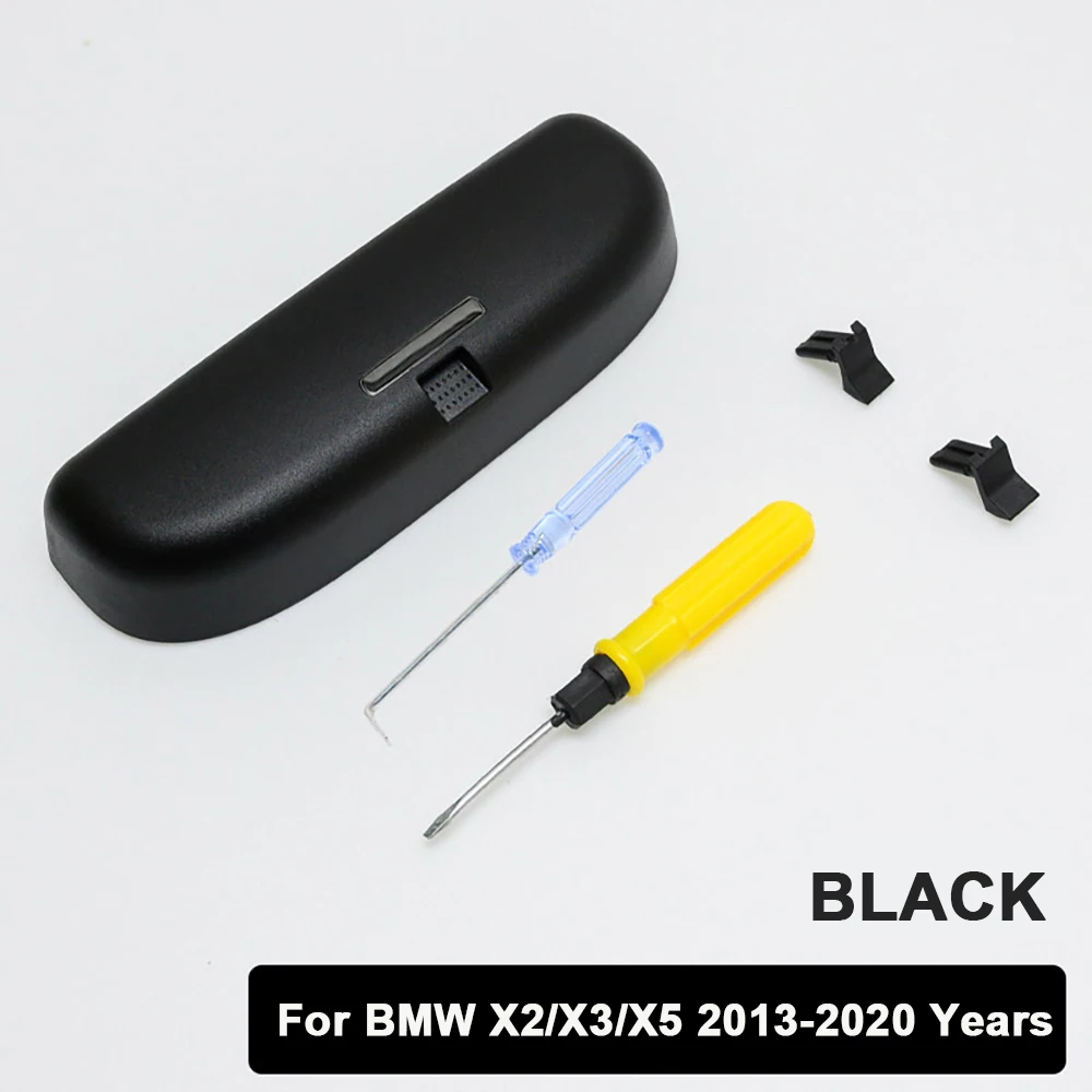 자동차 선글라스 거치대 선글라스 박스 안경 케이스, BMW X1 F48 X3 F25 X5 G05 F10 F11 F20 I3 액세서리, 신제품