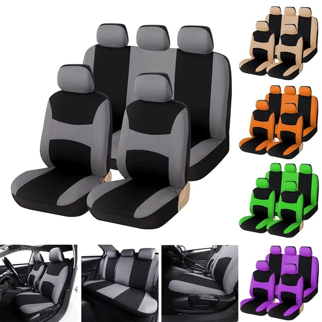 Juego completo Cubre asiento coche tela universales para SUV, sedán,  furgoneta