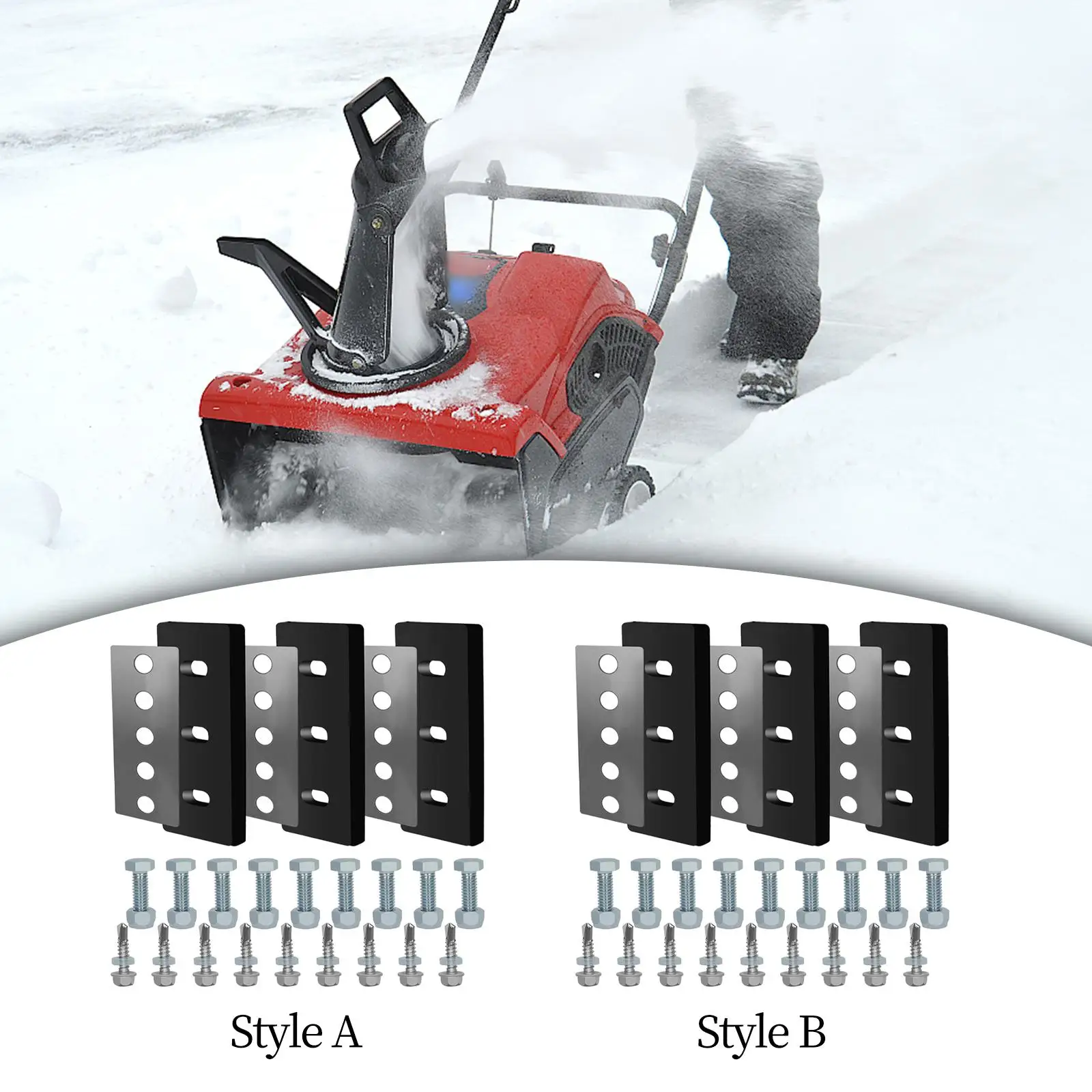 Snow Blower Impeller Modification Kit, Accessories Replace Hardware Snow Blower Impeller Refit for Stage Machine
