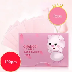 100pcs Green Tea Oil Control Blotting Papers for Oily Skin - Wholesale Pack (NO.4)