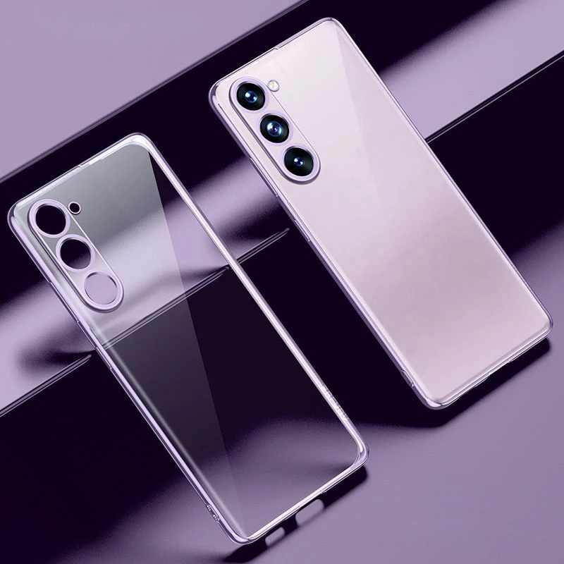 Luxury Transparent Plating TPU Case