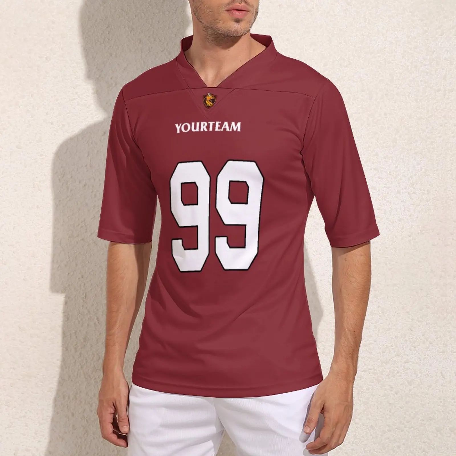 CustomizationArizonaNo99RedFootballJerseysVintageAdultsRugby