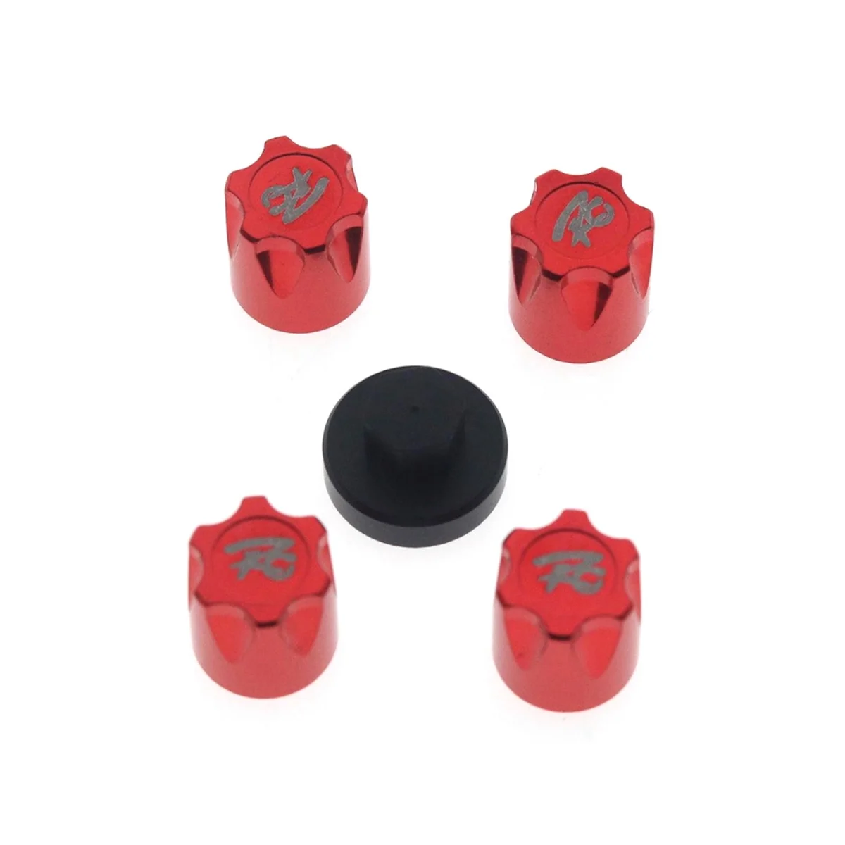 

4 шт. металлическая гайка M4 колпачок обода колеса для 1/10 RC Гусеничный автомобиль TRAXXAS TRX4 TRX6 D90 D110 Axial SCX10 обновленные детали, красный