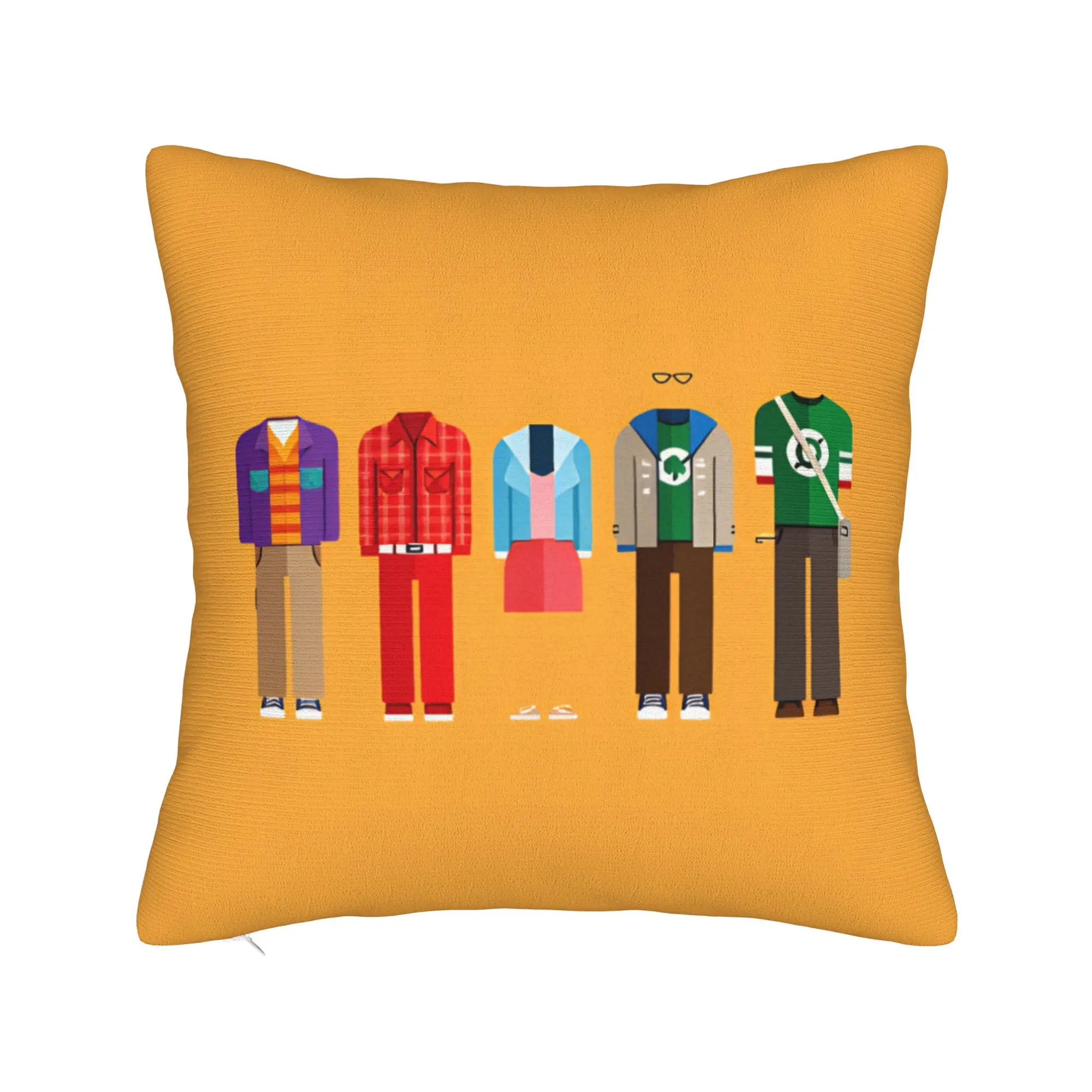 Funny TV Show-Inspired Pillowcase - Soft and Kawaii Decor for Couch, Sofa, or Bedroom