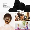 Donut Hair Bun Maker 3Colors Foam Sponge Bun Maker S/M/L Easy Ring Style Bun Hair Styling Tools Accessories For Girls Women 2