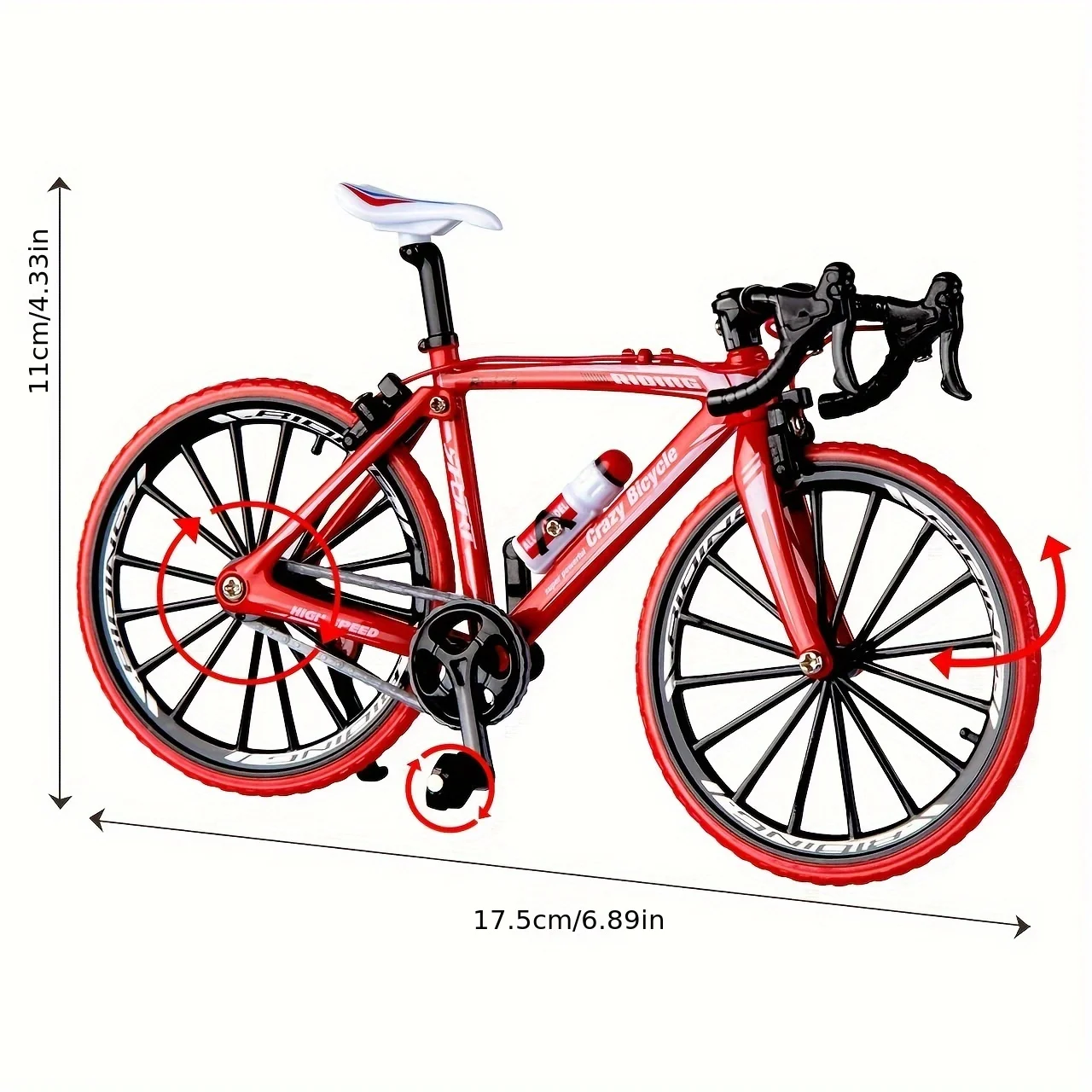 Model legering fiets schaal 1:8 topkwaliteit mini MTB Down