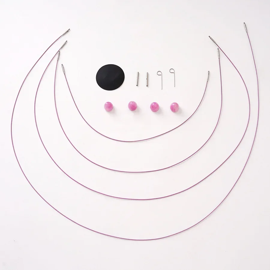 Square Needle Guidelines Diy Hand Needle Cross Border Knitting Tool Detachable Ring Sweater Set Cuff