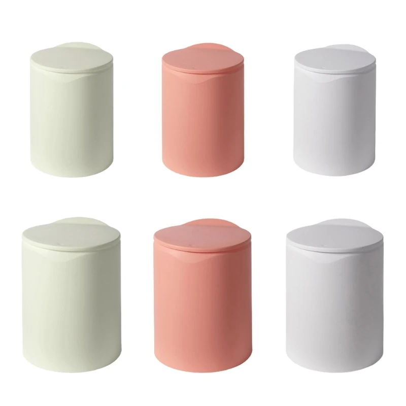 

Hand Press Trash Can With Lid Cover Garbage Bin Double Layer Detachable for Home Kitchen Office Bathroom Waste Paper Bucket