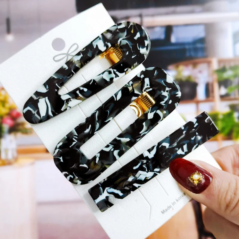 Modisches Haarspangen-Set für Damen, Schmuck, süße geometrische Haarspangen, trendige seitliche Haarspangen, Mädchen-Haaraccessoires, Kopfschmuck – Detail 6