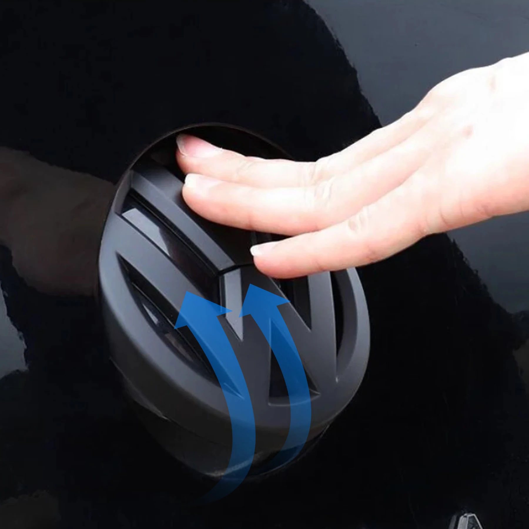 자동차 전면 라디에이터 배지 후면 트렁크 뚜껑 엠블럼 교체 장식 액세서리, 폭스바겐 VW 골프 7 MK7 2014 2015 2016 2017