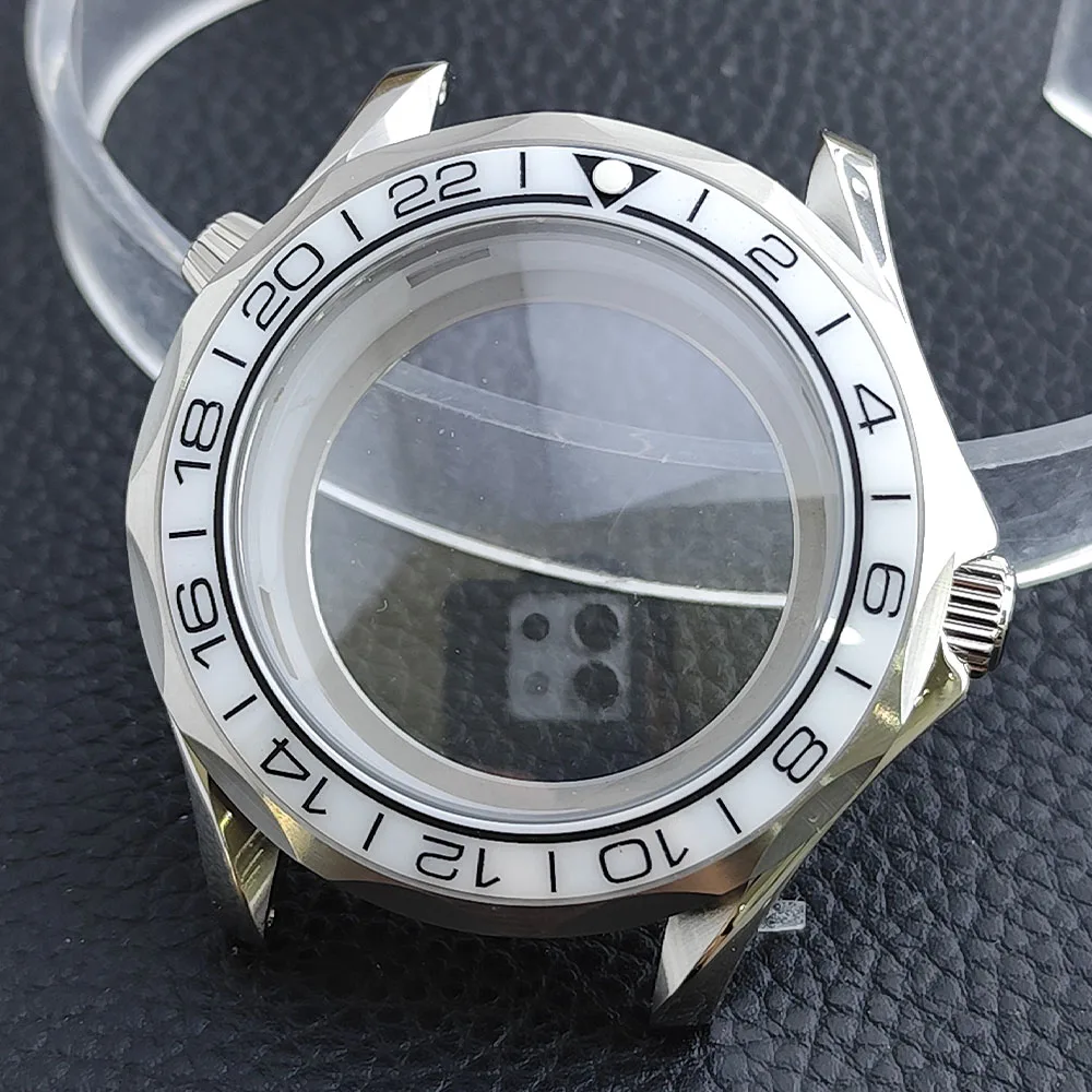 Premium 42mm Men's Watch Case with Sapphire Glass and 20mm Strap - Complete Watch Accessory Set with Box