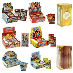 Juego de cartas de papel para niños, cartas de Luffy, Buzz, colección de personajes periféricos de Anime, juguete de cartas de regalo para niños