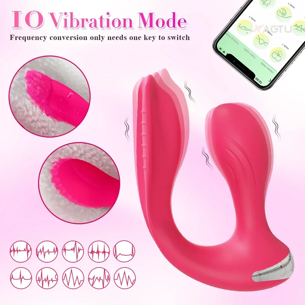 2 In 1 Sex Toys Anal Plug Penetration Vagina Vibrator Masturbation Tools For Couple Anal Masturbator Butt Plug Vibrating 18_voghion.com