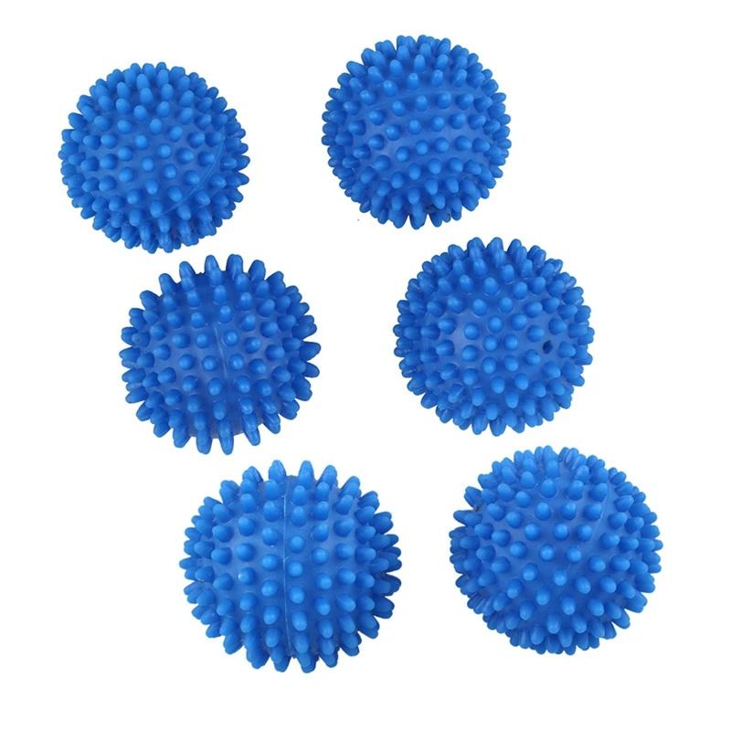 

18 X Blue Reusable Dryer Balls Fabric Softener Ball