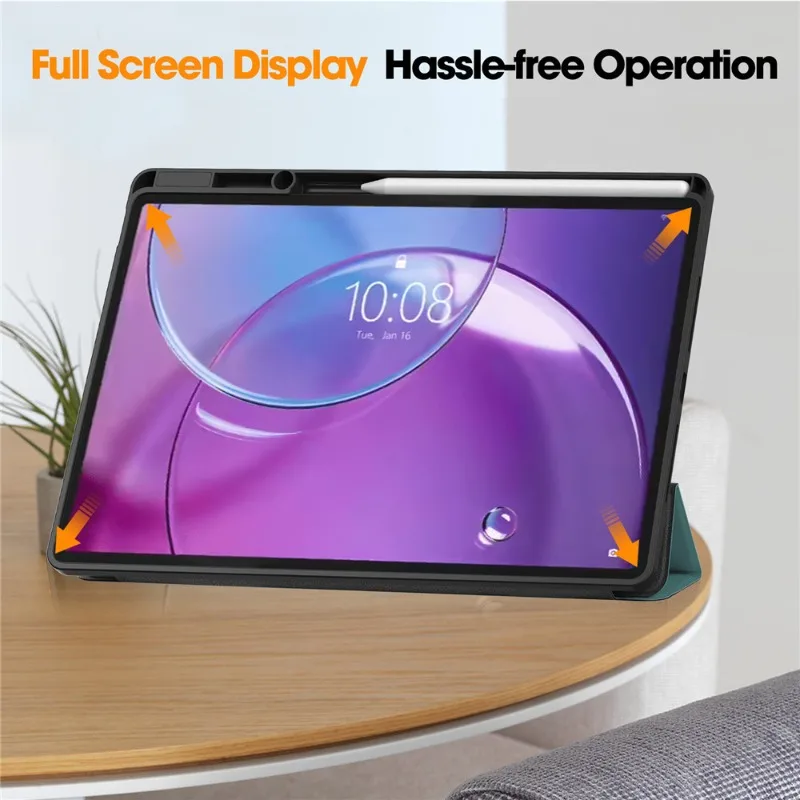 Magnetic Trifold Stand Case with Pen Slot