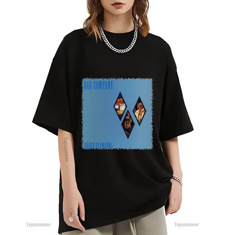 Maglietta Con Album Di Diamanti Grezzi Maglietta Con Tour Aziendale Cattiva Maglietta Estiva Da Uomo Streetwear Magliette Nere Abbigliamento Con Stamp