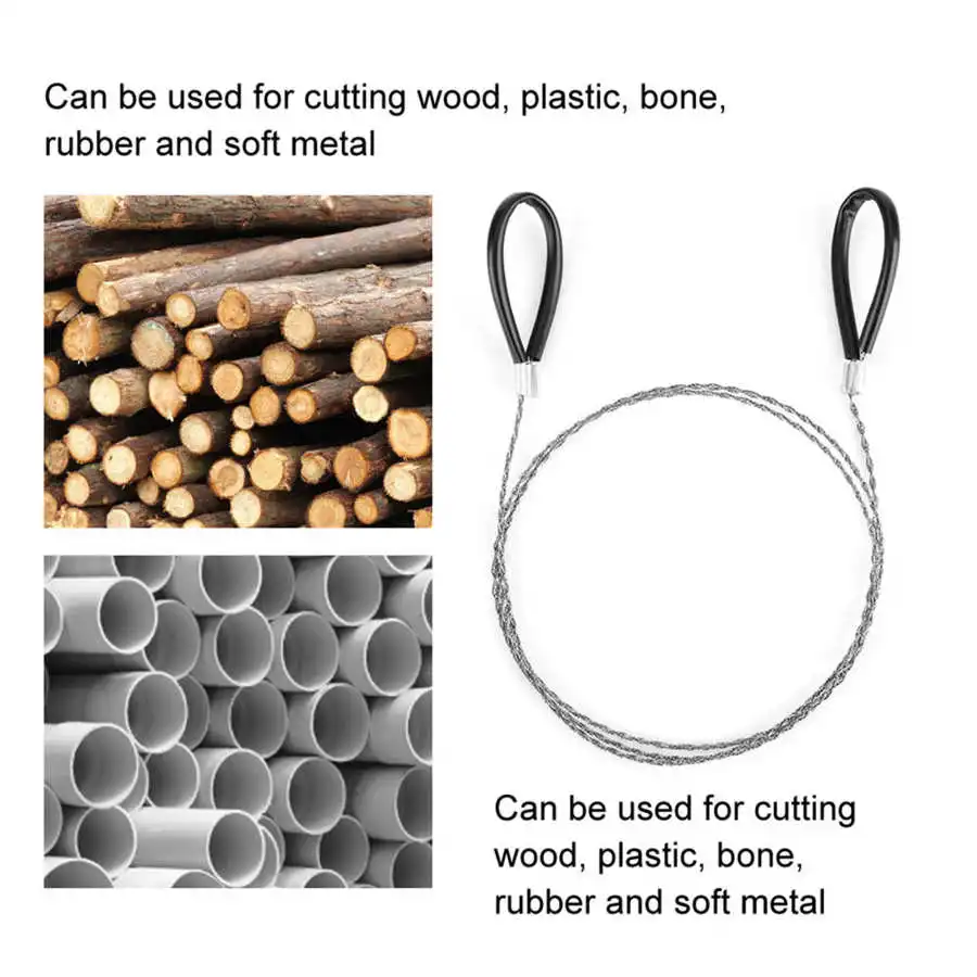 Steel Metal Manual Chain Saw Wire Saw Scroll Outdoor Emergency Travel Outdoor Camping Survival Tools in stock