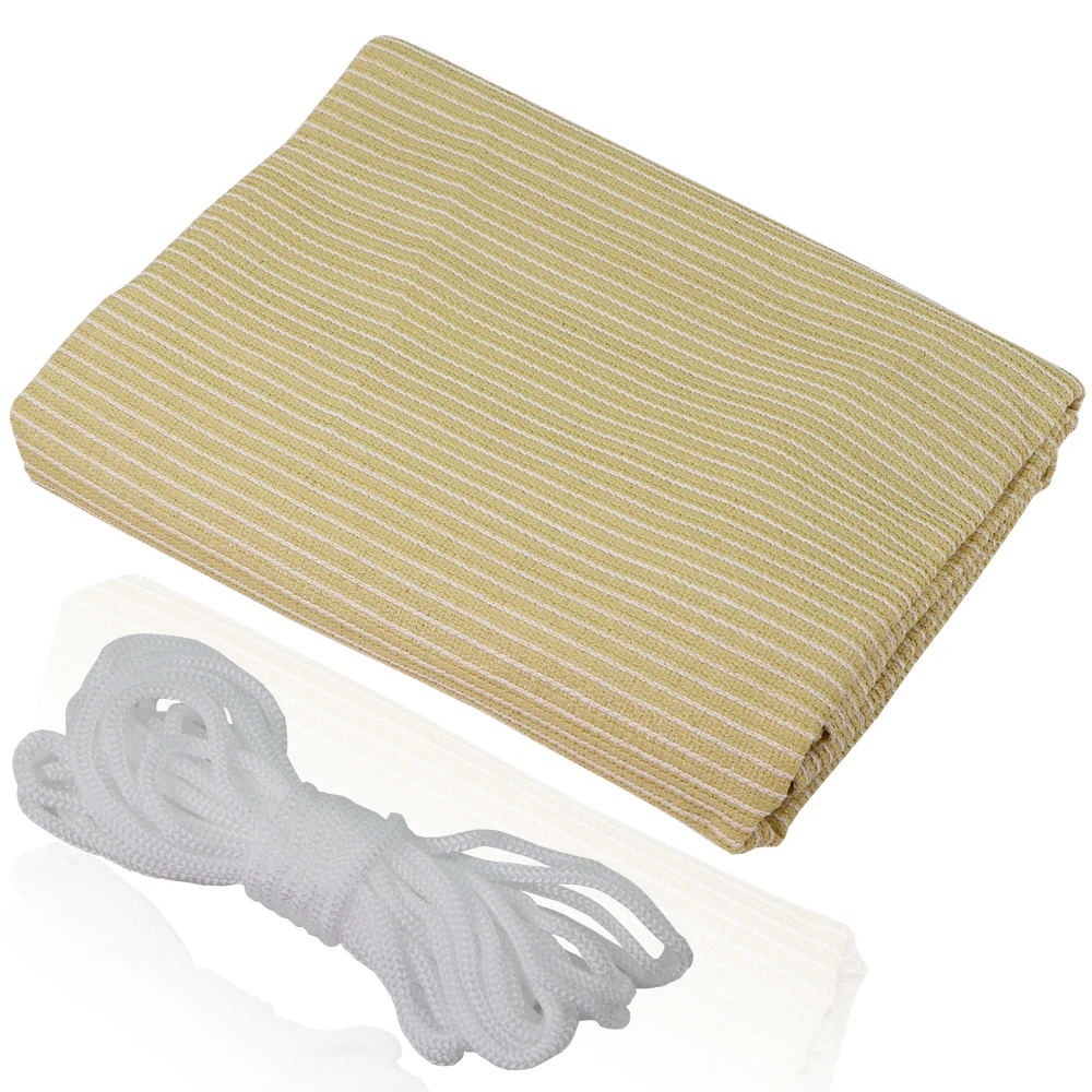Telo Ombreggiante Per Esterno 70x100 Cm - Protezione Solare HDPE 95% UV, Traspirante E Resistente, Con Corda Inclusa, Ideale Per Giardino, Terrazzo, Pergolato, Grigio - 2