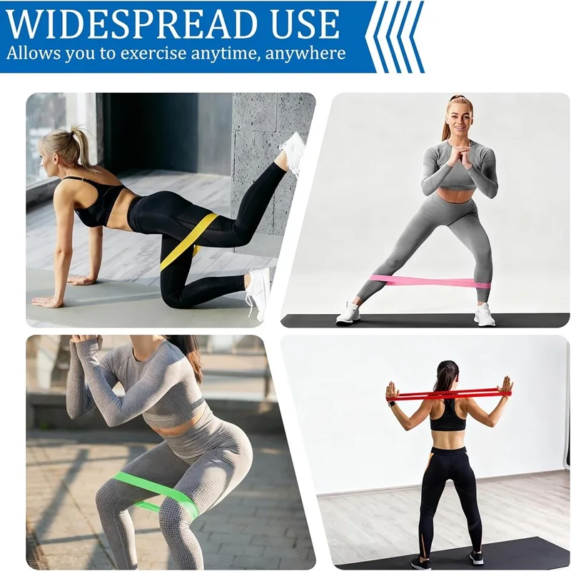 Enhanced Fitness Resistance Bands Set for Strength Training and Yoga Workouts