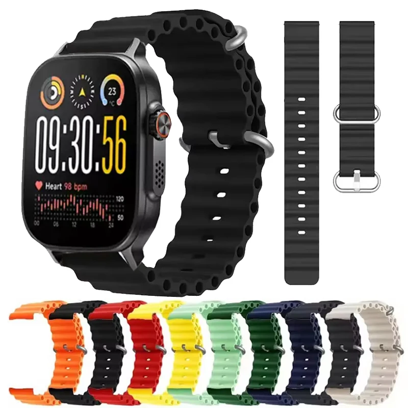 Ocean Strap Silicone Sports Band for Smartwatch - Premium Watchbands Accessories