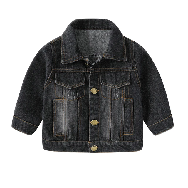 Children's Jacket Boy Jeans Boys Hooded Denim Jacket, 52 OFF
