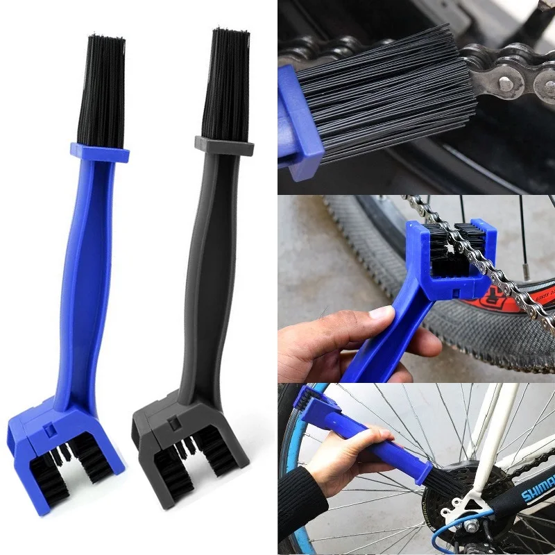 Toothbrush Bike Chain Scrubber New Cycling Motorcycle Bicycle