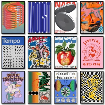 Vintage Abstract Retro Poster 1