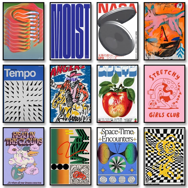 Vintage Abstract Retro Poster 1