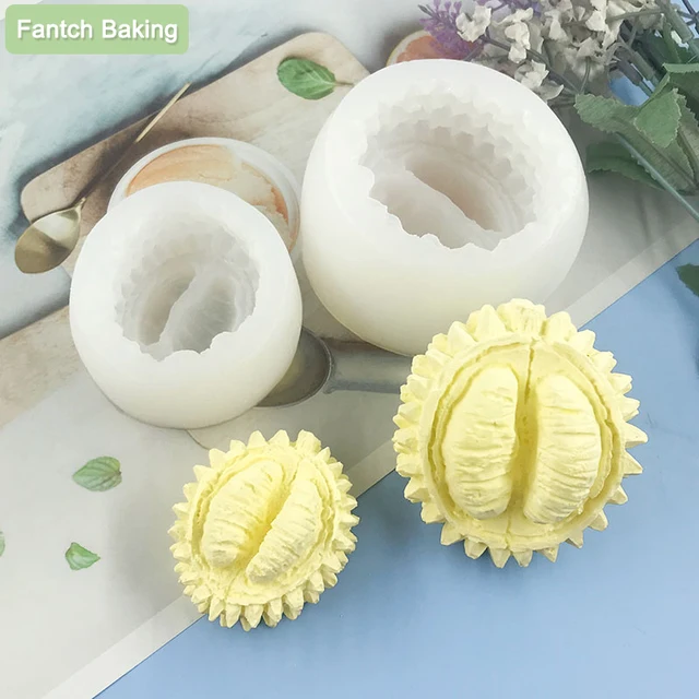 3D Durian Szilikon Penész Gyümölcs Alakú Hab Fagylalt Készítése Fondant Csokoládé Zselé Torta Szerszám Dekorációs Gőz Rendben
