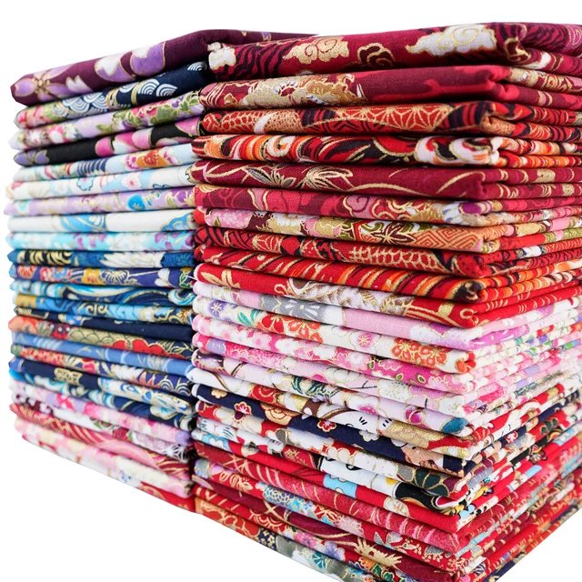 5 pièces 25x25cm/50x50cm carrés coton artisanat japonais tissu tissus pour bricolage paquet Patchwork Quilting couture artisanat 1
