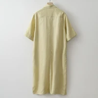 2025 Summer Women Linen Fashion Dres - Image 2