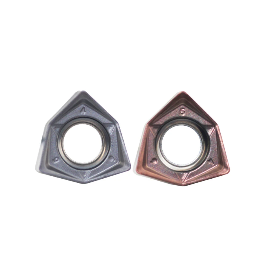 

High quality milling blade WNMU040304 fast feed double hexangular milling blade WNMU060408 90degree heavy cutting milling cutter