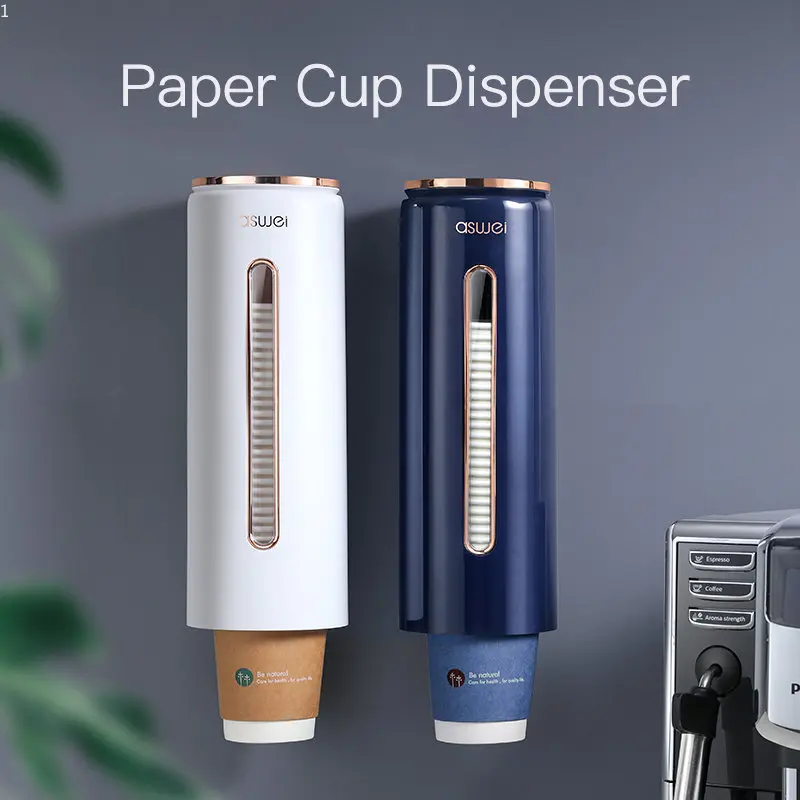 Disposable Paper Cup Dispenser Wall mounted Plastic Water Dispenser Cup