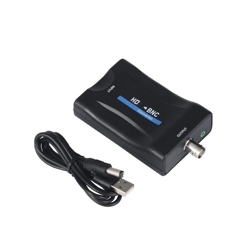 Convertisseur RCA/BNC Vers HDMI 1080P - Pour Caméras, DVR, TV Box - Neuf Sous Blister