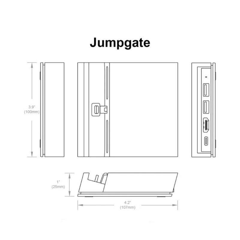 77UB 도킹 충전 스테이션 지원 1080p 60Hz 4K 30Hz 카드 포트 다기능 유형 C 도크 콘솔 스탠드